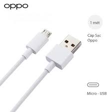 Dây xạc điện thoại điện thoại usb-C oppo  trắng